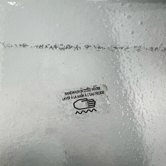 Large Blue Bubble Star Nautical Decorative Hammered Glass Bowl Retro MCM - Picture 7 of 10